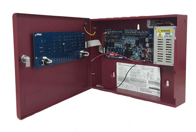 Fire alarm and gas fire extinguish fire security controller panel