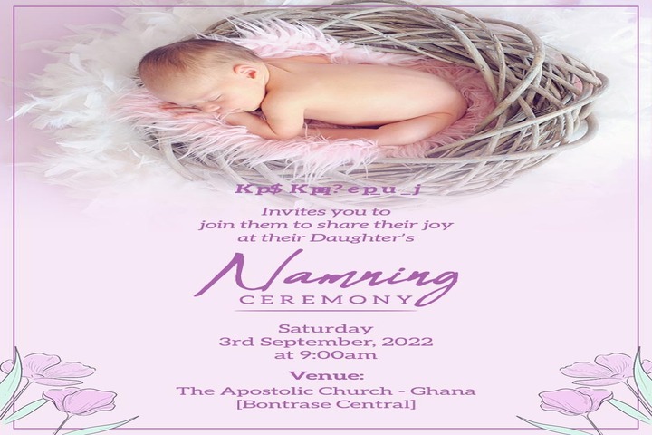 Naming Ceremony Cards Ideas | Crafty Art